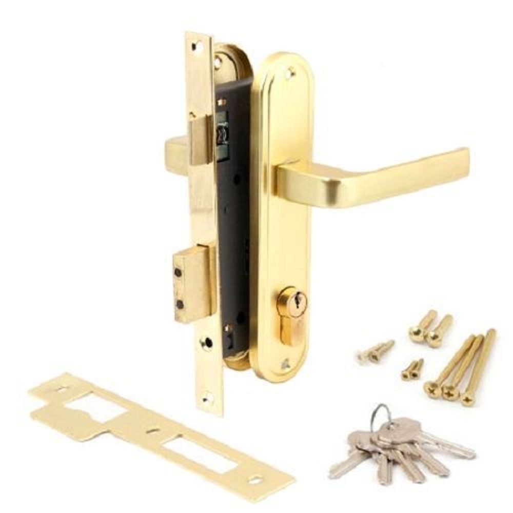 Замок врезной APECS 1226/60 G золото