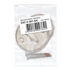 Декоративная накладка FUARO ESC-С-001 SN мат.никель /38105/