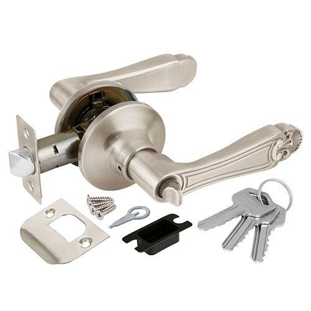 Ручка защелка PUNTO 6037 SN-E (кл./фик.) мат.никель /36899/