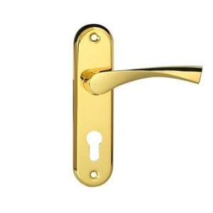 Ручки на планке APECS HP-61,5.1023-AL G (к замку 1026) золото