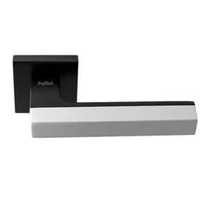 Ручка дверная PALLINI "Дубай" PAL-Z01-S MatBlack/White (черный/белый)