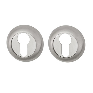 Накладка под цилиндр PUERTO ET AL 08 SN/CP (никель матовый/хром блестящий)