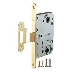 Защелка врезная PUNTO PL96WC-50/BL GP золото /49239/