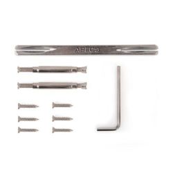 Ручки дверные Windrose "Boreyr" H-18105-А GRF графит