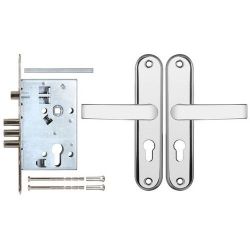 Замок врезной ПРОСАМ 78927 ЗВ4-31/55 3риг,без ц/м, без отв.планки /35163/