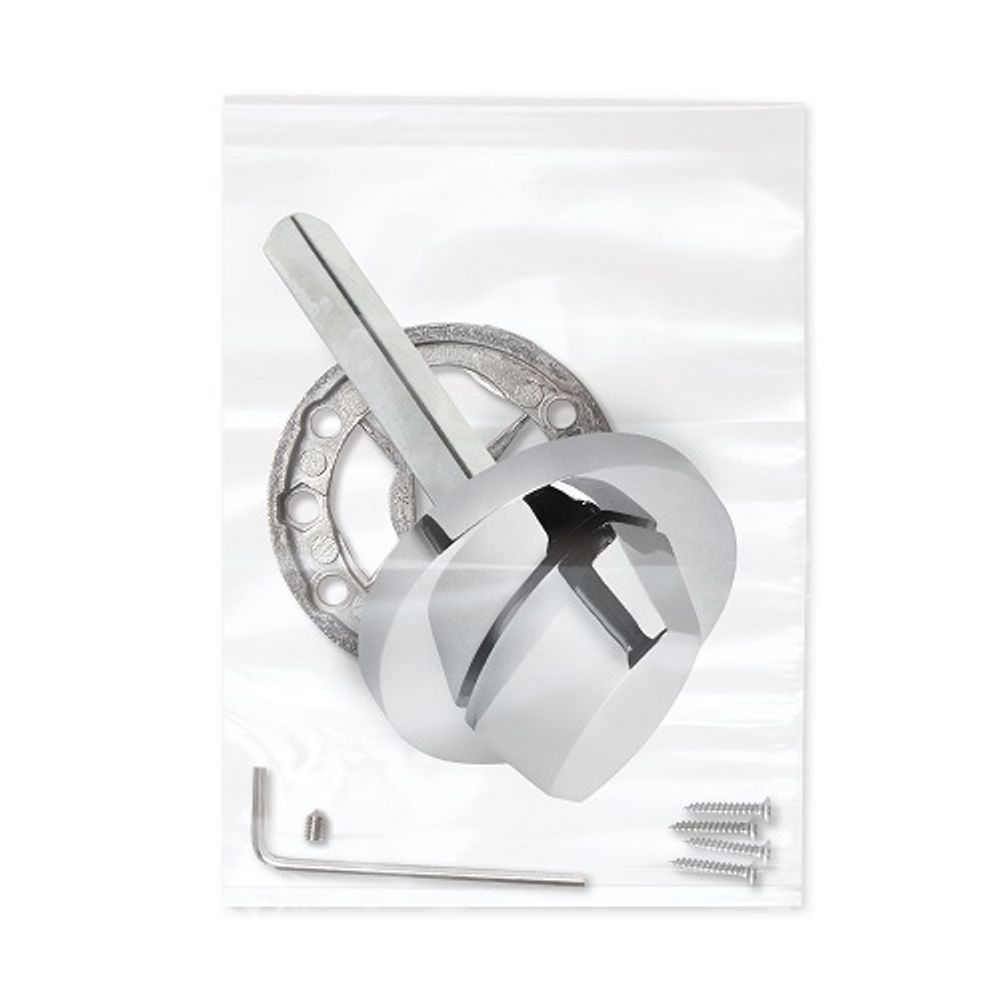 Ручка поворотная FUARO BKW8x75 RLR CP-8 хром /47877/