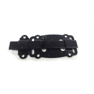 Задвижка дверная НОЭЗ ЗД-100-Пл черный матовый