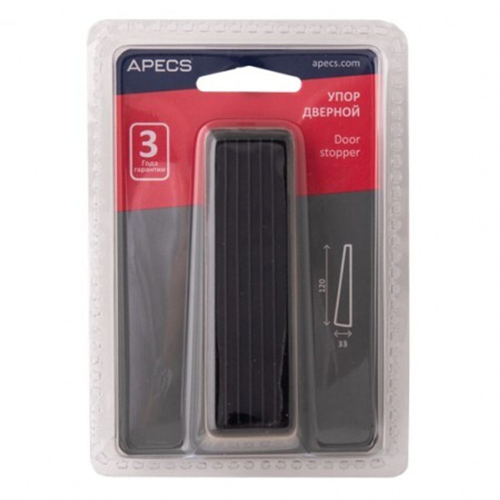 Упор дверной APECS DS-0017-GRF графит