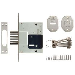 Замок врезной сувальдный KALE KILIT 257/L 5кл. /19233/