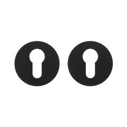 Накладки цилиндровые Code Deco Slim DP-C-40-BLM черный матовый