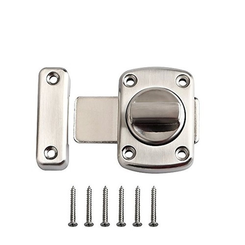 Задвижка дверная "APS" хром