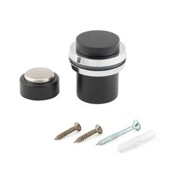 Упор дверной APECS DS-2762-M-BLM черный матовый