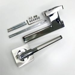 Ручка раздельная VETTORE R06.142 SN/CP мат.никель