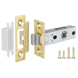 Защелка врезная PUNTO L45-8 SG мат.золото /36937/