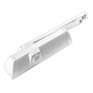Доводчик дверной DORMA TS-90 impulse EN3-4, со скользящим каналом белый