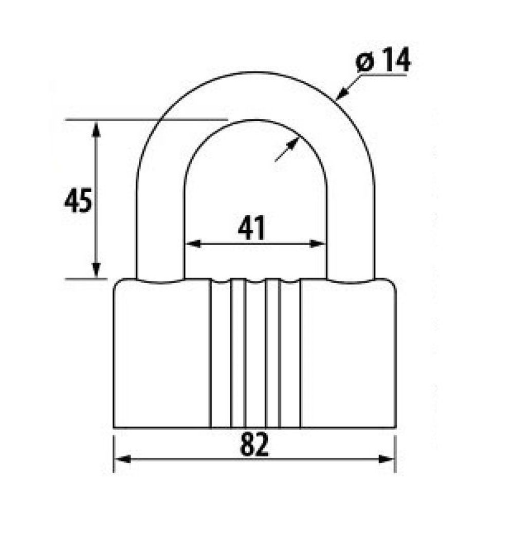 Замок навесной ЧАЗ ВС2-21