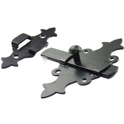 Задвижка дверная НОЭЗ Классика ЗД-140-SL черный матовый