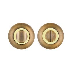 Ручка поворотная FUARO BK6 RM AB/GP-7 бронза/золото /23701/