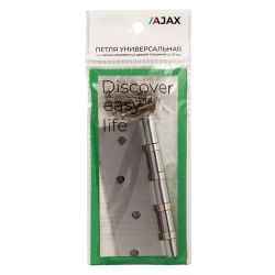 Петля универсальная AJAX 4B/P 100x70x2 SSC сатин.хром /58233/ (1 шт)