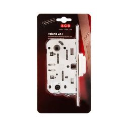 Замок межкомнатный AGB WC MEDIANA POLARIS B06102.50.91.567 (белый) /36551/