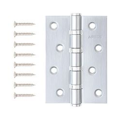 Петля дверная APECS 100x70-B4 Steel CRS сатин.хром (1шт)