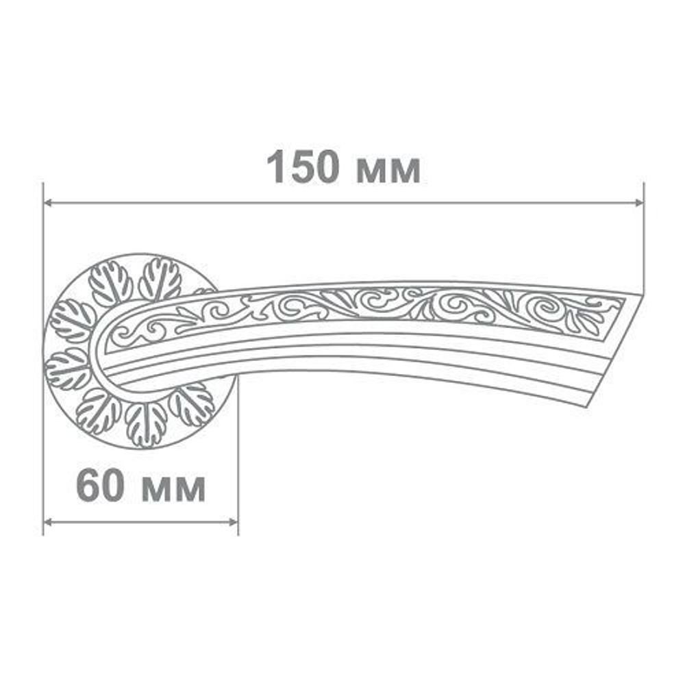 Ручка Медио 305 MABМ мат.бронза