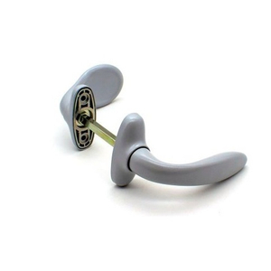 Нажимной гарнитур для ограничения  доступа STUBLINA 1028.00.315 серый (RAL 9006)