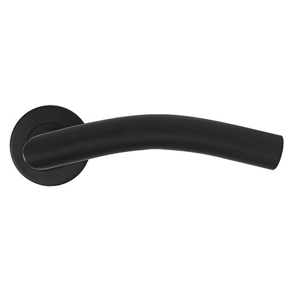 Ручка раздельная АЛЛЮР 1803SS INOX BL матовый черный