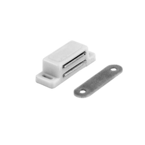 Магнит мебельный 74мм (Белый) (40)