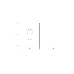 Декоративная накладка ARMADILLO ET Protector/USS BL черный /42991/