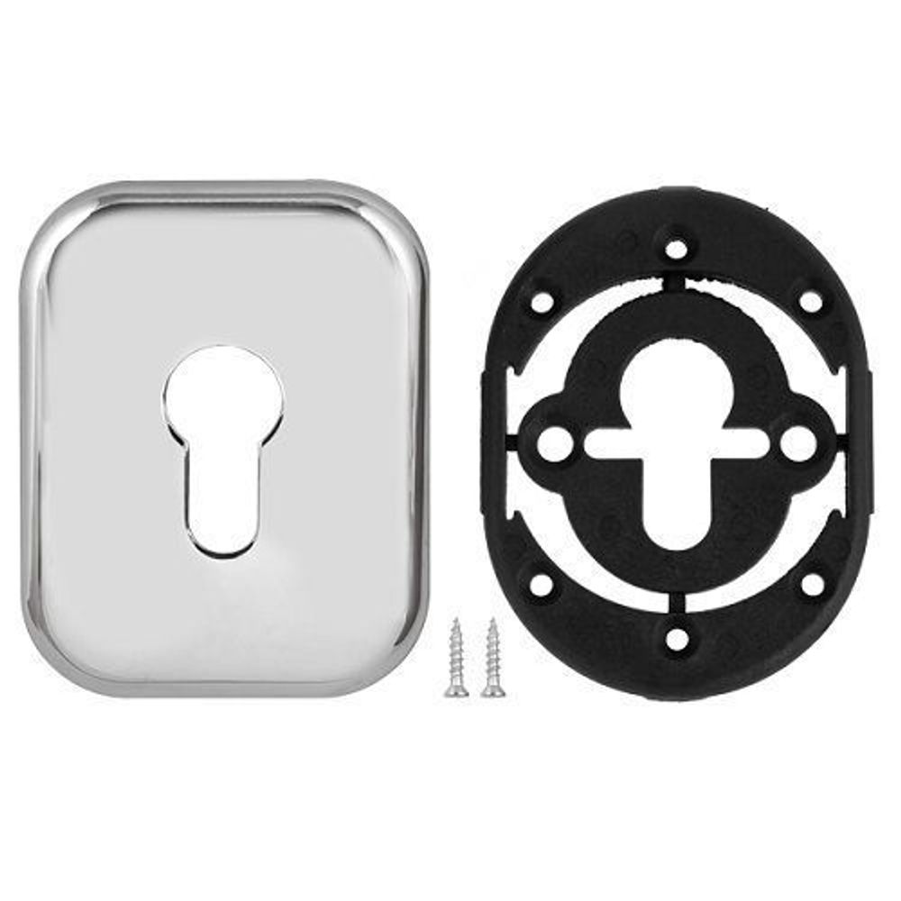 Декоративная накладка FUARO ESC 486-C SQ XL CP хром /39689/ (1 шт)