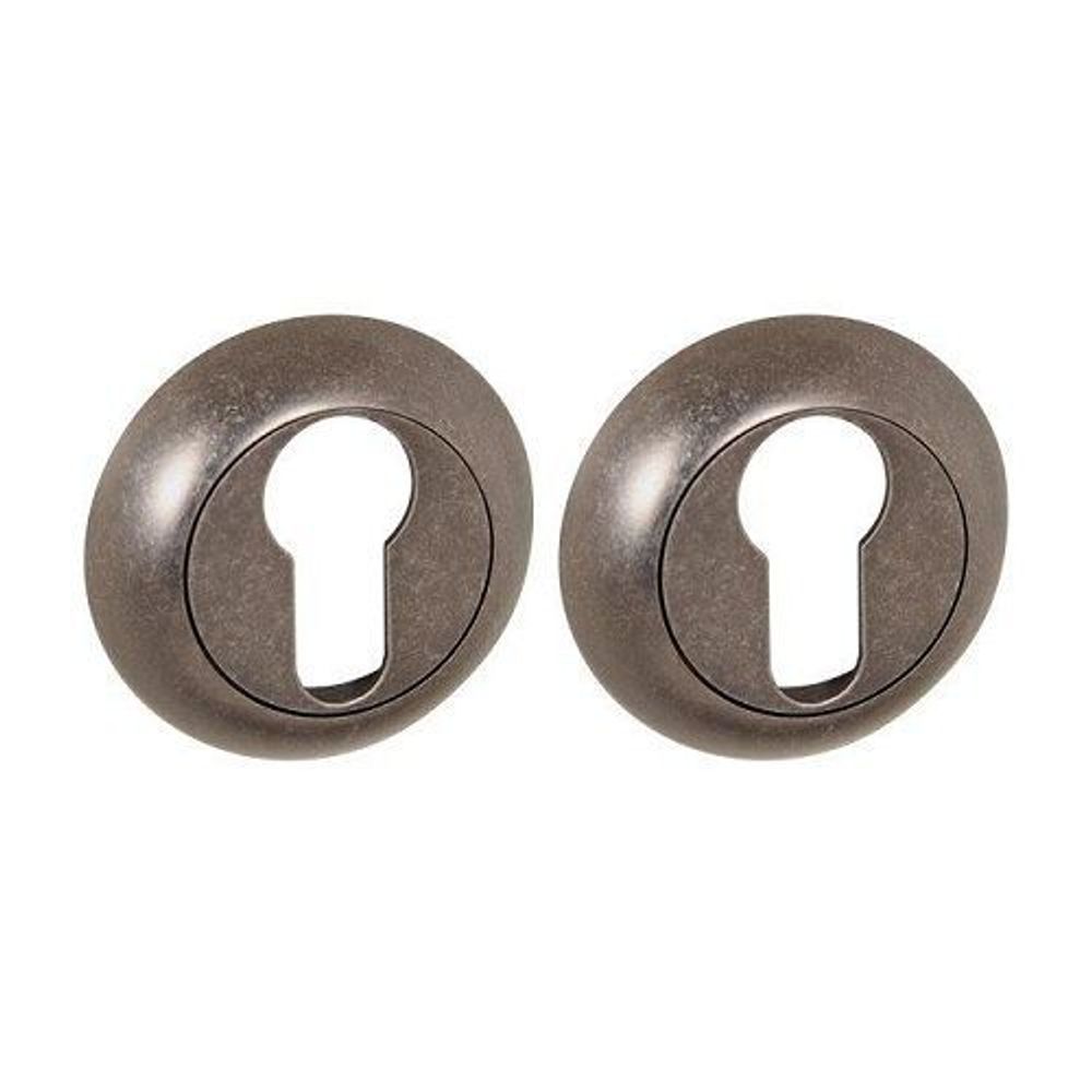 Накладка под цилиндр PUNTO ET ZR OS-9 антич.серебро /41085/