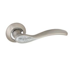 Ручка раздельная VETTORE R07.1313 SN/CP мат.никель/хром