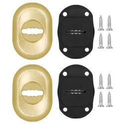 Накладка под сувальдный ключ FUARO ESC-13S с автомат. шторками GP золото /38971/ (1 шт)