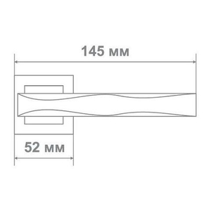Ручка дверная Leo Z0-02195 SBL мат.черный