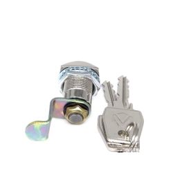 Замок почтовый EUROLOCK 0802 20мм 90гр. ригель изогнут на 15мм 2кл.