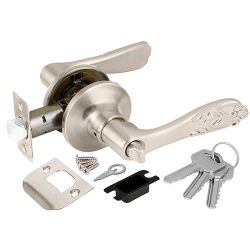 Ручка защелка PUNTO 6033 SN-E (кл./фик.) мат.никель /36795/