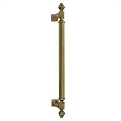 Ручка дверная скоба Extreza "IMPERO" 600мм, м/о 470мм, матовая бронза F03