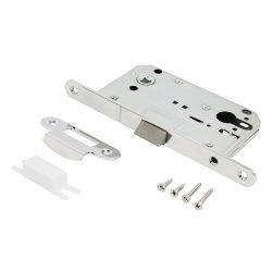 Замок врезной АЛЛЮР АРТ 5300-P CP хром