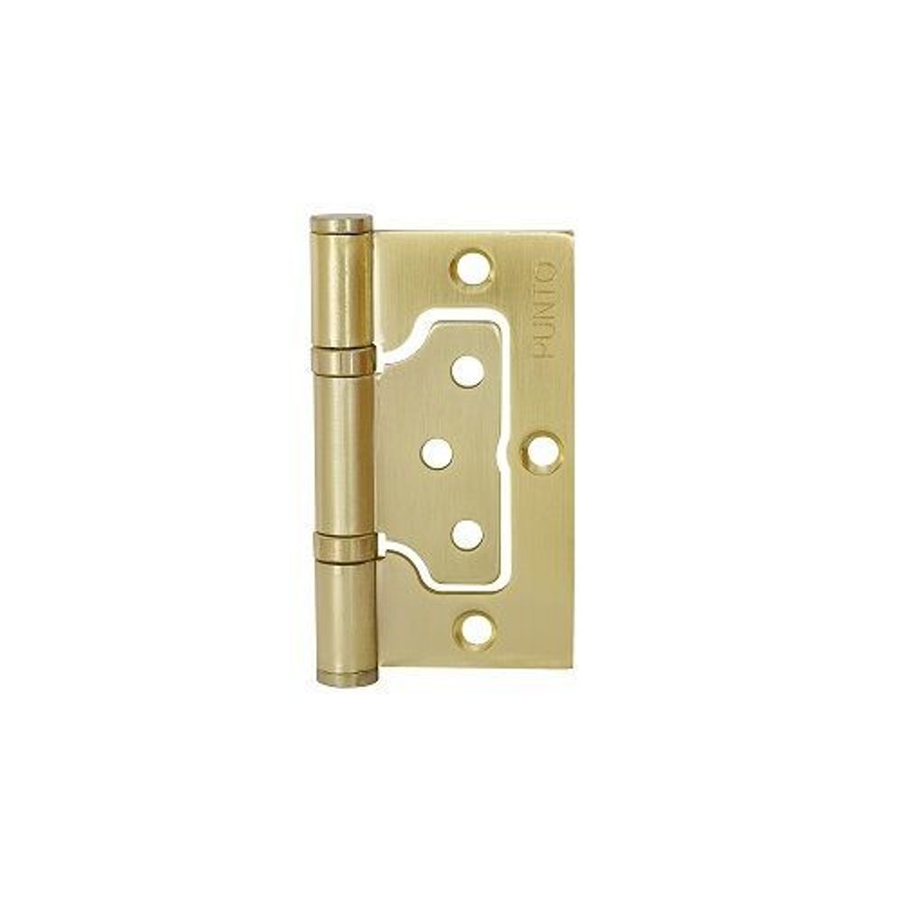 Петля универсальная без врезки PUNTO 200-2B 75x2,5 SB мат.золото /35537/ (1 шт)