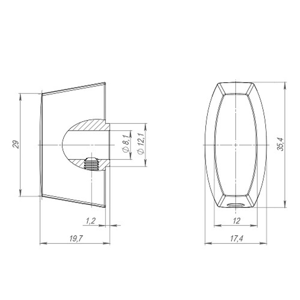 Вертушка на цилиндр ARMADILLO CB-Slim FSG-39 флорентийское золото /48141/