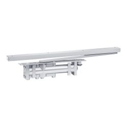 Доводчик дверной скрытый NOTEDO DC-015-115 IN+HO+BC со скольз.тягой серебро (20-100кг)