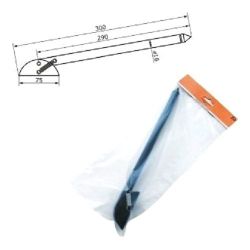 Упор воротный ДОМАРТ 300мм (черный)