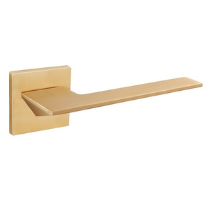 Ручка дверная PUERTO AL 543-03 SLIM SSG "Латте" (золото матовое сатинированное)