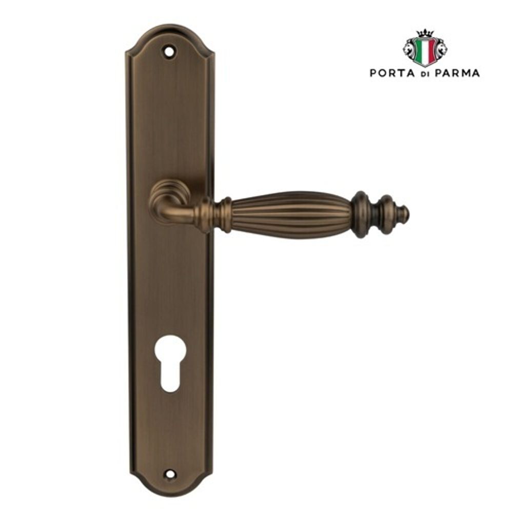 Ручка на планке PORTA DI PARMA Siena CYL MCF матовый кофе