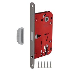 Защелка врезная магнитная под цилиндр FUARO M85C-50/BL INOX GR графит /60283/