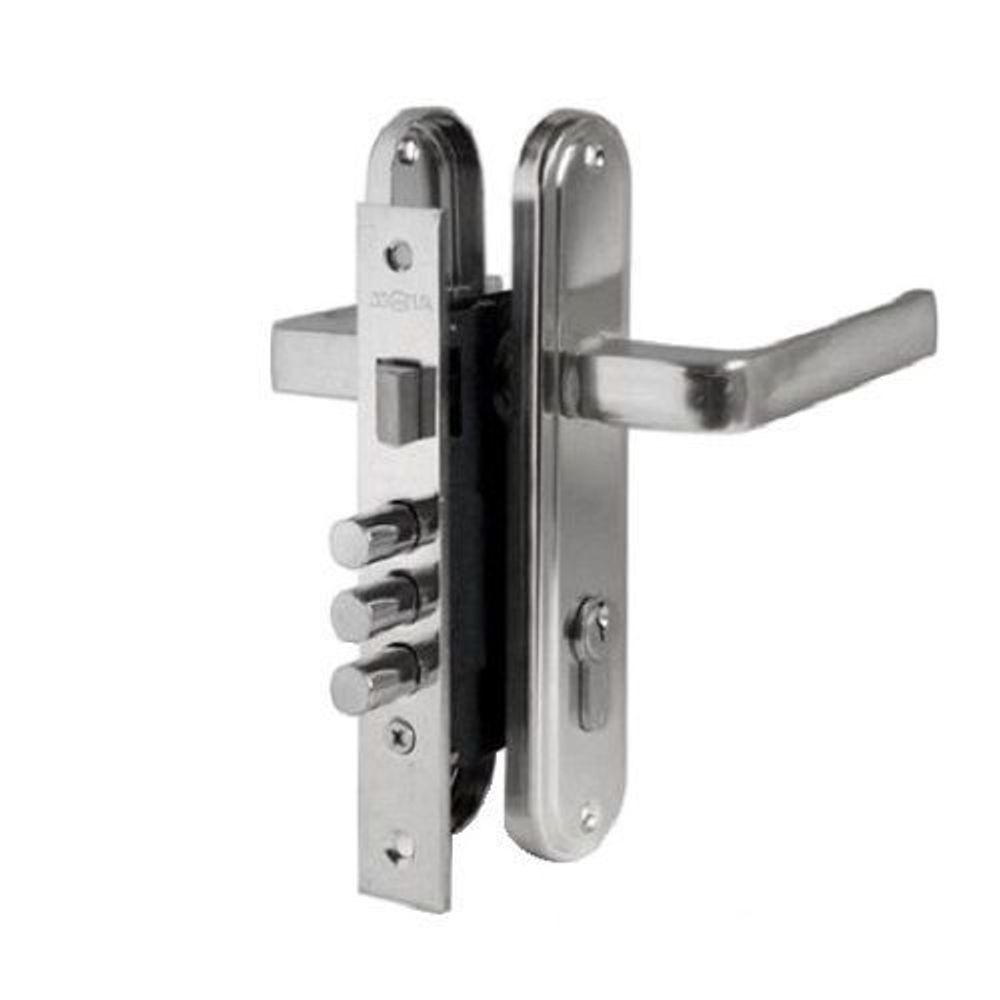 Замок врезной APECS 1026/60 CR хром