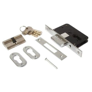 Замок врезной APECS 95/60 CR хром