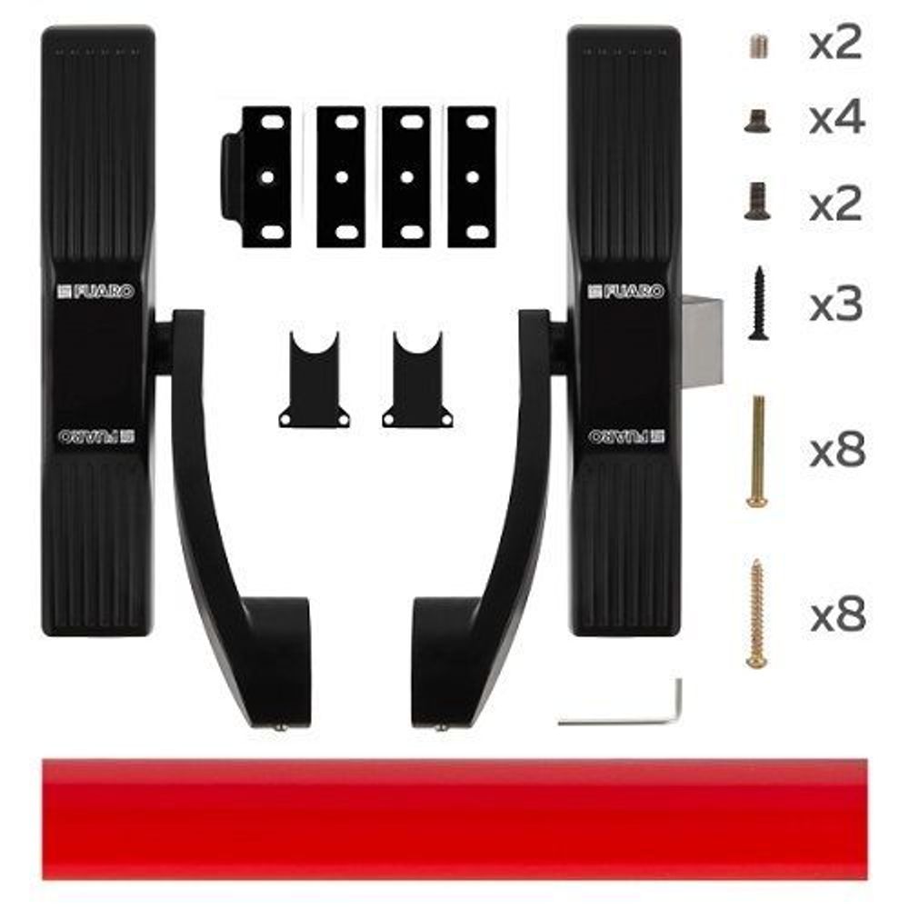 Ручка-штанга нажимная с защёлкой FUARO 1700В для антипаники накладной /41409/