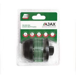 Замок врезной AJAX DK.002 BK BL черный /57319/